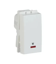 Havells-Crabtree-Signia-10A-Bell-Push-Switch-With-Indicator-White